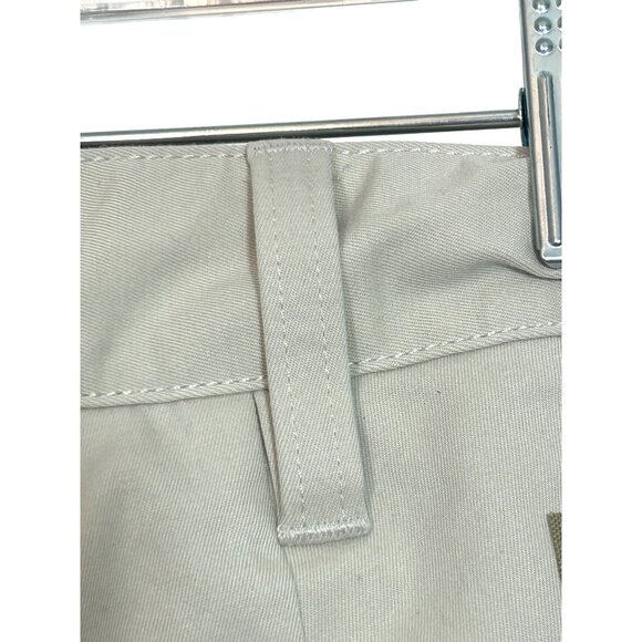 Adidas Men’s Pants 30 x 34 Light Beige Cargo Pocket Logo Pleated Pockets Loops - Picture 10 of 16